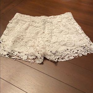 Standards & practice lace shorts